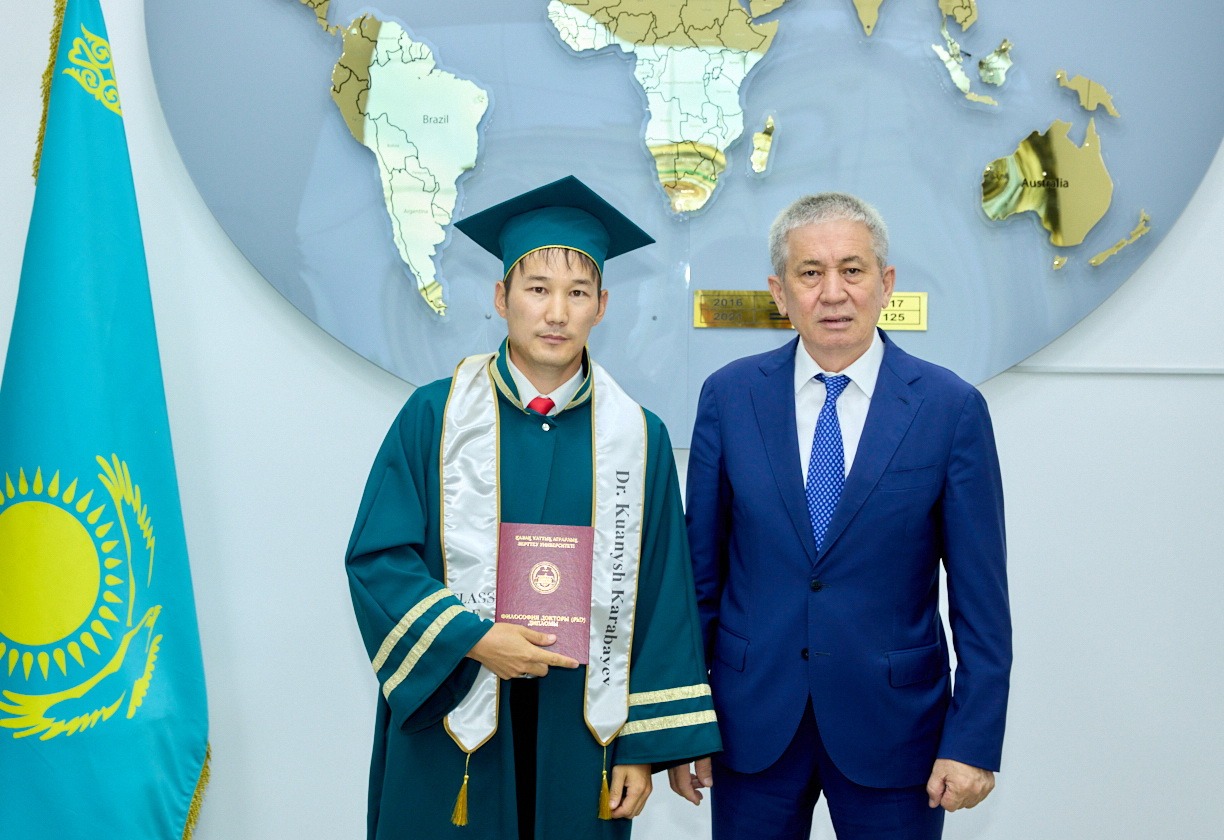 KazNARU ЖАС ҒАЛЫМДАРЫНА PhD ДИПЛОМДАРЫ ТАБЫСТАЛДЫ
